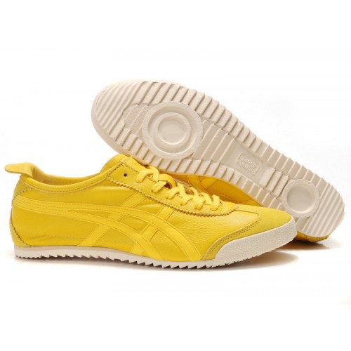asics tiger homme jaune, Asics Onitsuka Tiger Mexico 66 Jaune Homme/Femme Chaussures TH938L-0404